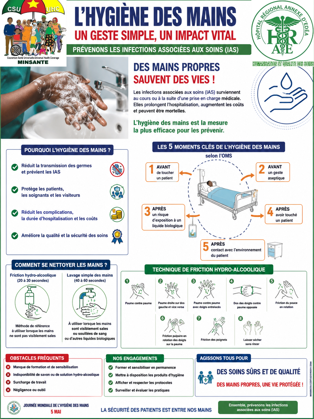 Célébration de la journée mondiale de l'hygiène des mains 2026