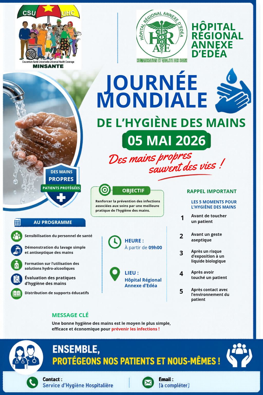 Journée mondiale de l'hygiène des mains