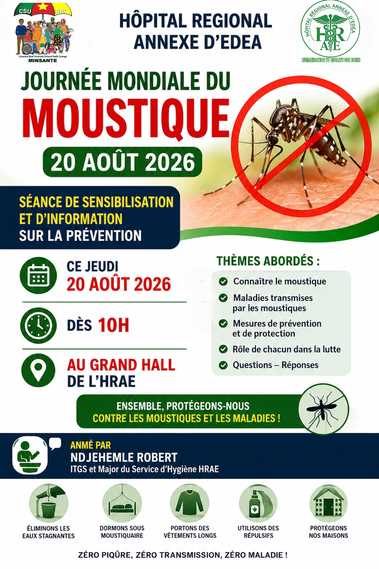 Journée mondiale du moustique